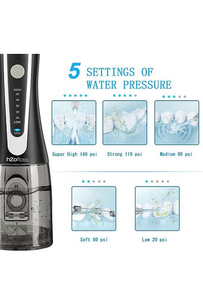 h2ofloss Cordless Water Dental Flosser-2B
