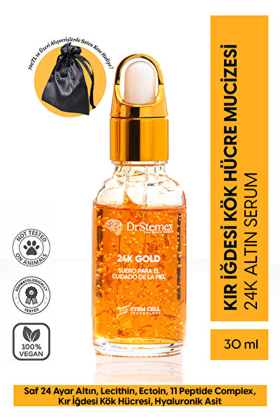 DrStemex 24k Altın Parçacıklı ve Kök Hücre İçeren Yaşlanma ve Kırışıklık Karş...
