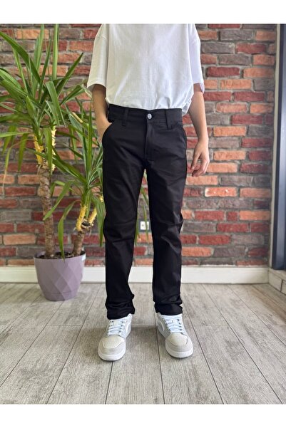 WKM بنطال تشينو من الكتان للنادل للأولاد