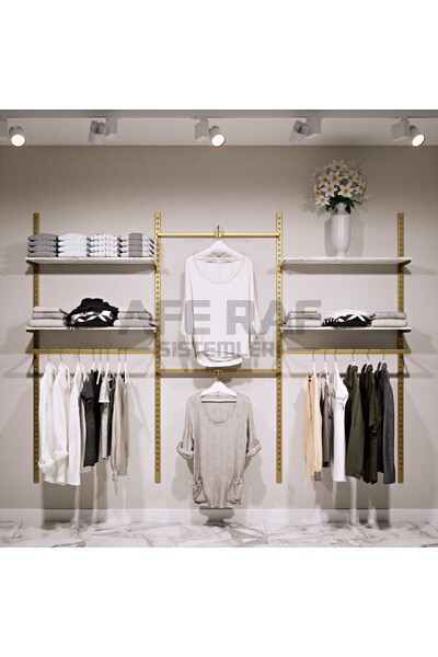 AFE DEKOR Mağaza Raf Sistemi, Askılık Sistemi, Butik Rafı, Mağaza Stand, Giyi...
