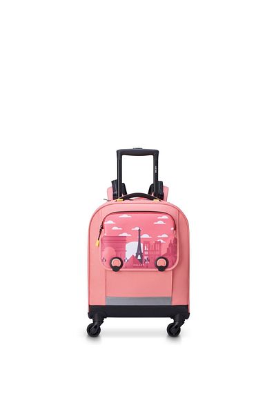 Delsey BTS  4 Wheel Vertical Backpack - 15.6" Pink Printing
