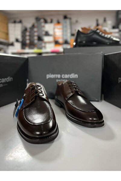 Pierre Cardin حذاء Pi̇erre Cardi̇n 10407 بني فاخر للرجال