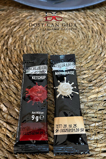 Colorado Tek Kullanımlık PP Mayonez Ve Ketçap 9G×600 2 Koli