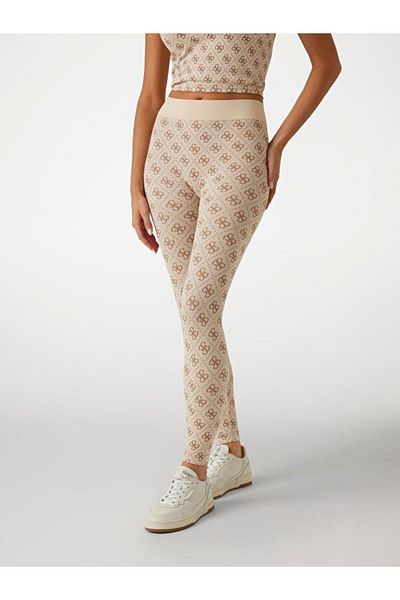 Guess 4g Rhombus Leggings Seamless Women's Pink Leggings V5Rb04Z3Lf0-F6Dj