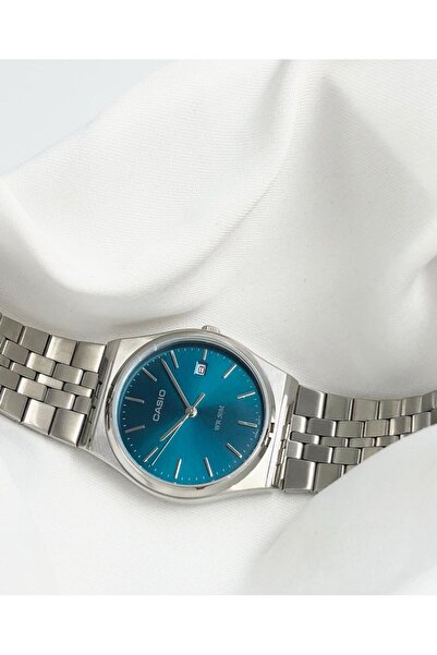 Casio Casio Men's Analog Quartz Watch with Blue Dial and Stainless Steel Strap MTP-B145D-2A2VDF