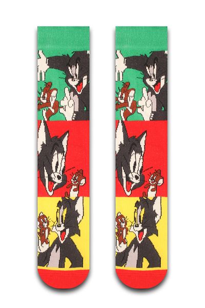Neşeli Çoraplar Tom & Jerry Colorful Men's Socks