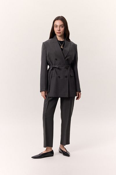 Manuka Ζαρτιέρες KruvaZe Blazer Jacket - Ανθρακί χρώμα Τ
