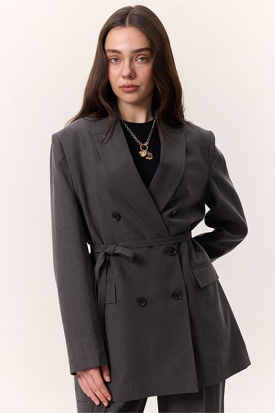 Manuka Ζαρτιέρες KruvaZe Blazer Jacket - Ανθρακί χρώμα Τ