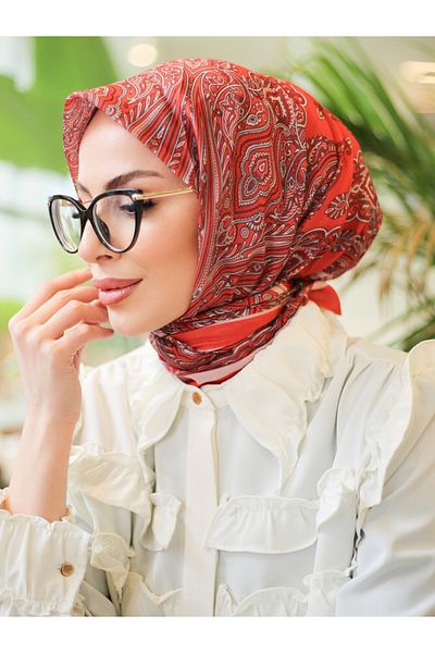 efdal şal eşarp Etros Pattern Imported Cotton Scarf