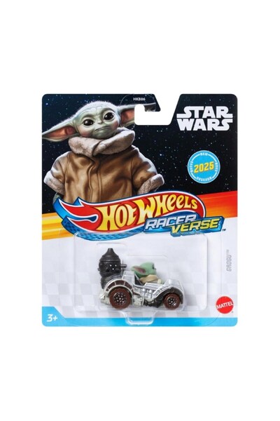 HOT WHEELS Racerverse Tekli Karakter Araçlar  - Grogu (Baby Yoda)  HKB86-JBK15