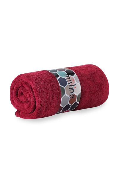 Mislina Home Deluxe Wellsoft Blanket Claret Red Double 200x220 cm