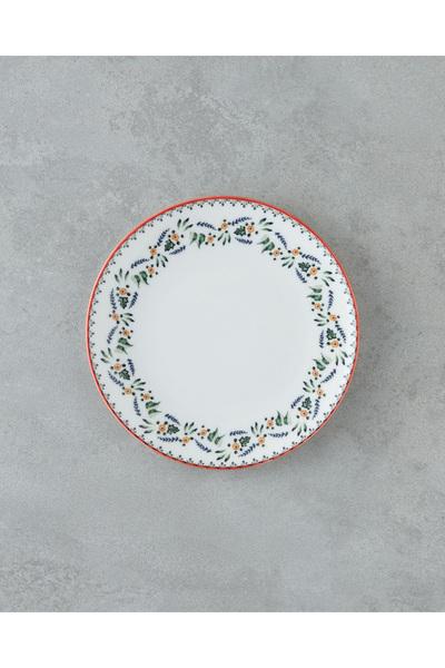English Home Colorful Charmsy Bone Porcelain Cake Plate 19 cm