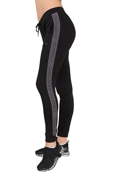 bilcee Γυναικείο μαύρο βαμβακερό παντελόνι - Ew-2708