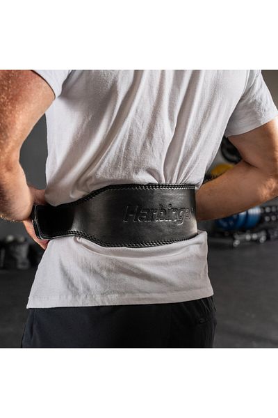 HARBINGER 227278   7 mm Leather Fitness Belt Size L