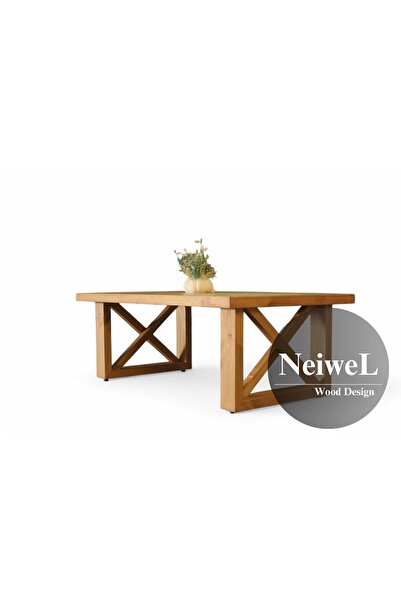 Neiwel Moe Doğal Ahşap Sehpa-70-160