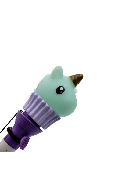 BM GİFT DESİGN Funny Pen Unicorn Animal Collection Purple