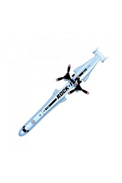 BM GİFT DESİGN Pix funny colecția Aviație avion bleu