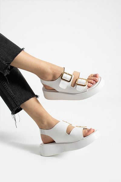 Moda Frato Modafrato ADEL Sandale de damă cu talpă cu pană Pantofi ușori de vară Talpă confortabilă