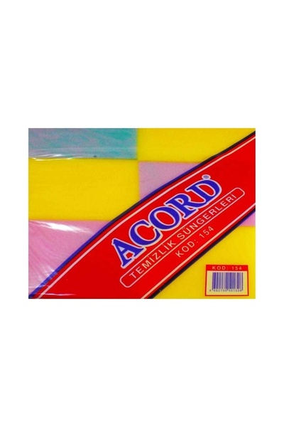 Acord 12 Adet No 185 Temizlik Süngeri (12' Lİ PAKET)