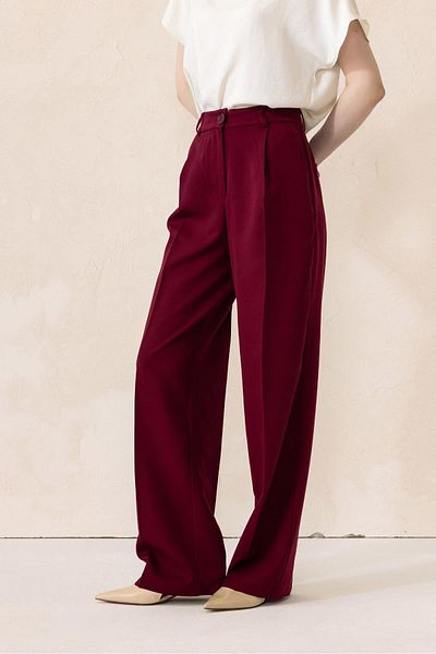 Olcay AGE Palacu Paltron Baggy Taille Burgund 7577