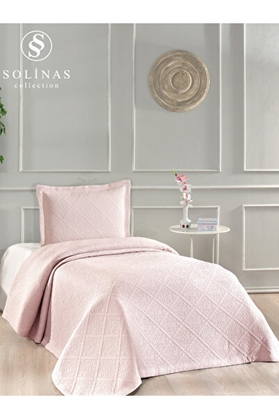 Solinas Collection Sole Pudra Tek Kişilik Yatak Örtüsü