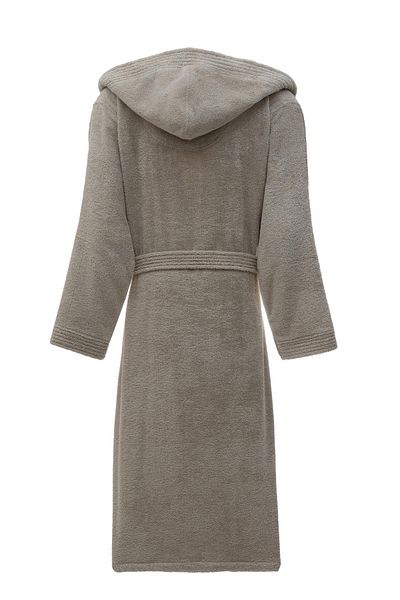 Ecocotton Ανδρικό μπουρνούζι Ecosoft New 100% οργανικό βαμβάκι Dobby Beige