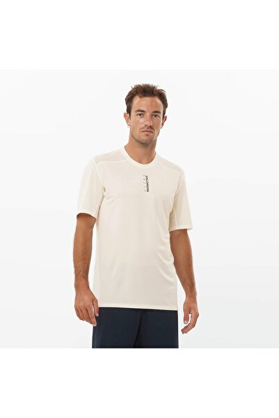 Salomon S/lab Ultra Fdh Erkek Beyaz Koşu Tişört ERKEK KOŞU T-SHIRT LC2252700
