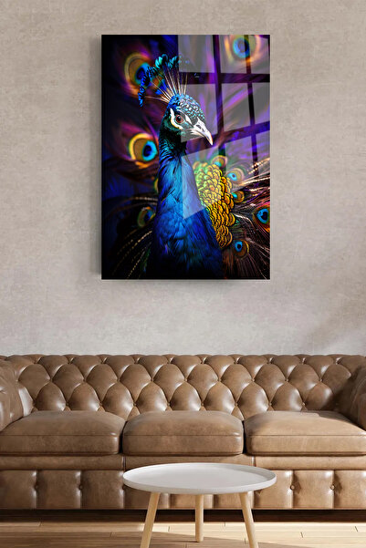 TAULART TABLĂ DE STICLA PE PĂSĂRI DE PĂSĂRI CU CULORI MINUNATE CADOU DE CASĂ TABLĂ DE STICLA MODERNĂ DE LUX INIMPUTĂ