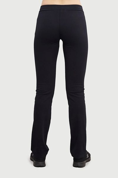 bilcee Women's Navy Blue Straight Leg Rope Laced Cotton Sweatpants 7128