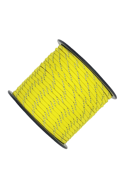 Choice حبل باراكورد عاكس متعدد الوظائف 50/100 متر أصفر 7 نوى 550 4 مم للتخييم...