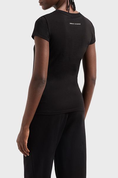 Armani Exchange Tricou Armani Exchage 100% bumbac, cu logo metalic, cu croiala normală, XW000320 AF10356 UC001