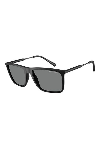 Armani Exchange Man Square Sunglasses- Ax 4160s - Lense Size:57mm - Matte Black