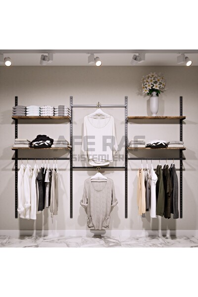 AFE DEKOR Mağaza Raf Sistemi, Askılık Sistemi, Butik Rafı, Mağaza Stand, Giyi...
