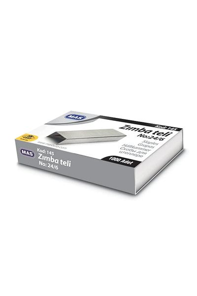 Mas White Staple Wire - 24/6 Pack, 145 Model