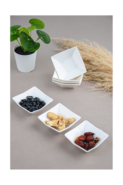 Karaca Arıcılık Alray 6-Piece Porcelain Small Snack Bowl Royaleks-P-Por- 101206