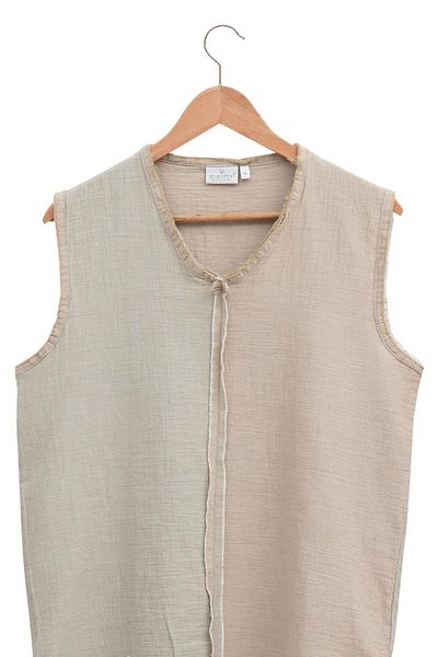Ecocotton Σετ πιτζάμες Melsa Ανδρικό Σορτς 100% Οργανικό Βαμβάκι Μουσελίνα Πράσινο