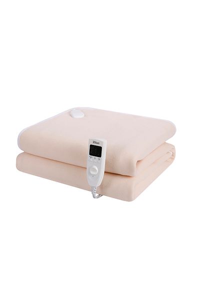 Zilan Zilan ZLN4114 cream electric heated blanket Soft Polar Fleece, 150X80 cm, 60 W, Timer