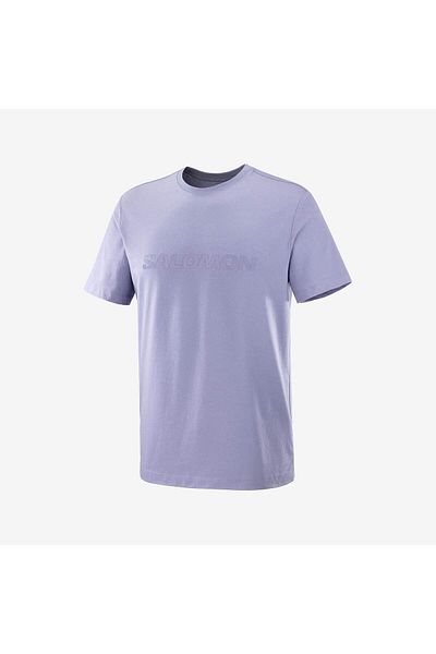 Salomon Tricou pentru bărbați BIG LOGO Blue Granite LC2526800