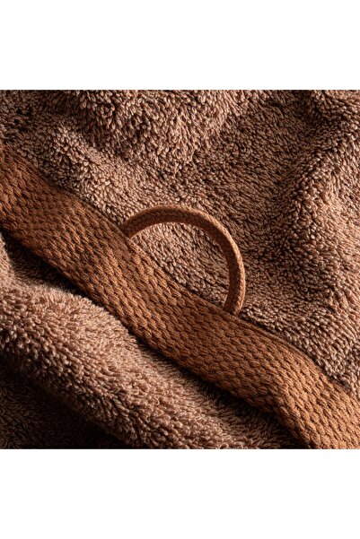 Ecocotton Naia Hand Face Towel Brown 50x90 Cm