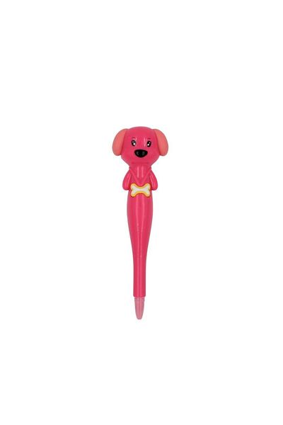 BM GİFT DESİGN Funny Pen Pink Puppy Animals Collection