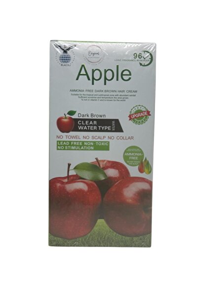 BLACK Apple Ammonia-Free Hair Colour Cream 500ml Dark Brown