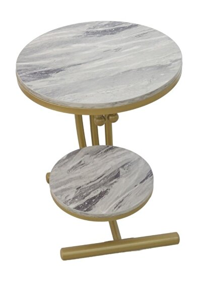 smart home طاولة ذات طبقتين، طاولة خدمة جانبية لتقديم القهوة والشاي، مناسبة ل...