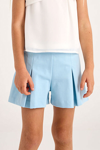 MAYORAL High Waist Pleated Buttoned Comfortable Casual and Special Occasions Birthday Festive Girls Shorts