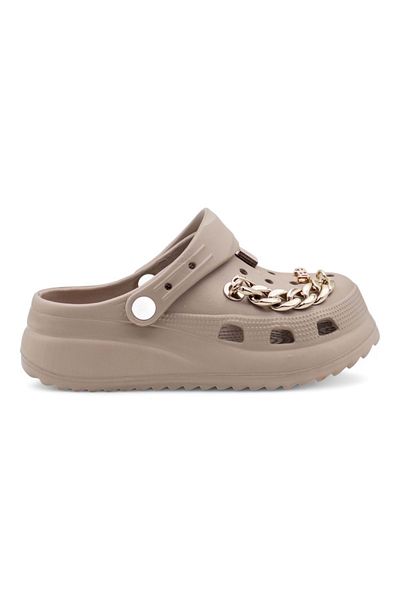 AkınalBellaa Akinalbella E428 High Sole Women's Cross Slippers Vision