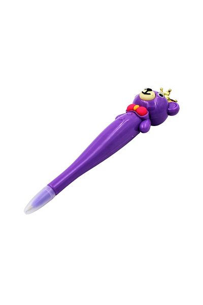 BM GİFT DESİGN Funny pen, purple teddy bear, animal collection