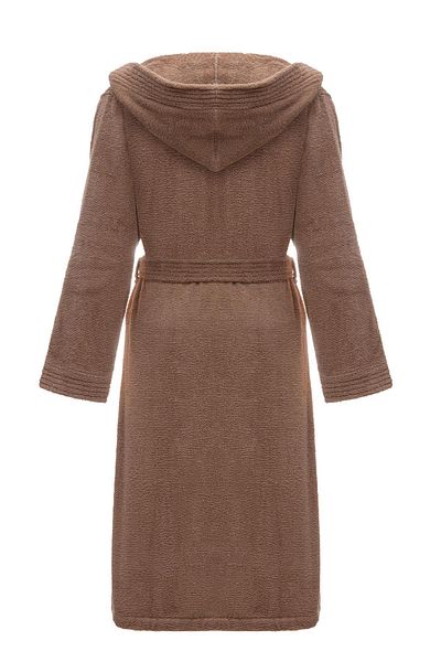 Ecocotton Halat de baie Ecosoft New pentru femei 100% bumbac organic Dobby Terra