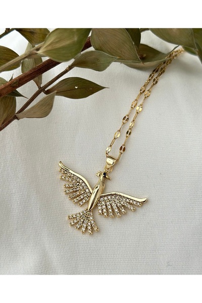 mibrillo قلادة فينيكس من حجر الزركون الصلب (عيد المرأة، عيد الأم، هدية عيد مي...