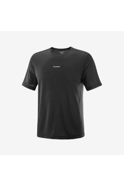 Salomon SHAKEout CORE Erkek Koşu Tişört Black LC2423700