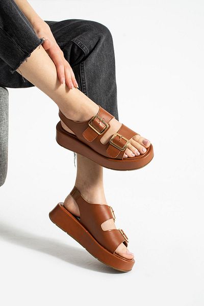 Moda Frato Дамски сандали Modafrato ADEL с клинова подметка, леки летни обувки с удобна подметка