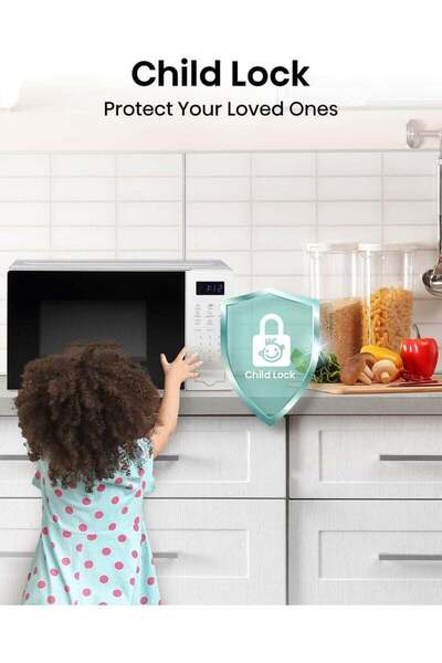 Hisense Digital Solo Microwave Oven Automatic Defrost, 9 Auto Cook Menus